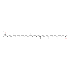 3,3',4,4'-Tetradehydro-1,1',2,2'-tetrahydro-1-hydroxy-1'-methoxy-ψ,ψ-carotene Structure