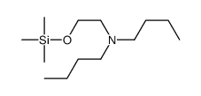 N-[2-(Trimethylsiloxy)ethyl]-N,N-dibutylamine结构式