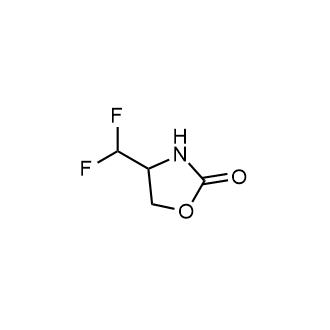4-(二氟甲基)-1,3-噁唑烷-2-酮结构式
