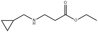 3-[(环丙基甲基)氨基]丙酸乙酯结构式