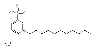 3-十二烷基苯磺酸钠盐结构式