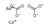 carbonic acid, barium calcium salt Structure