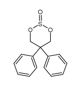 5,5-diphenyl-2-oxo-1,3,2-dioxathiane Structure