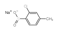 2-Choro-4-methylbenzenesulfinic acid,sodium salt Structure