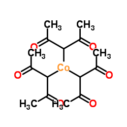 乙酰丙酮钴(III)结构式