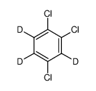 1,2,4-三氯苯-d3结构式