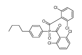 [(4-butylphenyl)-(2,6-dichlorobenzoyl)phosphoryl]-(2,6-dichlorophenyl)methanone Structure