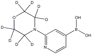 (2-(morpholino-d8)pyridin-4-yl)boronic acid Structure