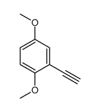 BENZENE, 2-ETHYNYL-1,4-DIMETHOXY- Structure