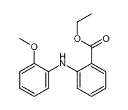 ethyl 2-(2-methoxyanilino)benzoate结构式