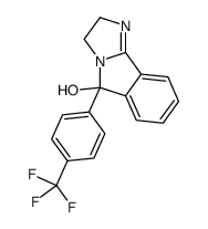 2,5-Dihydro-5-[4-(trifluoromethyl)phenyl]-3H-imidazo[2,1-a]isoindol-5-ol结构式