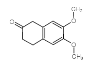 6,7-二甲氧基-3,4-二氢-1H-2-萘酮结构式