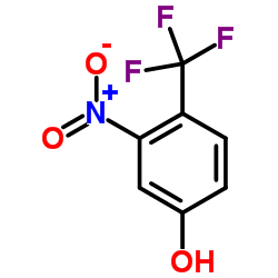 3-硝基-4-三氟甲基苯酚结构式