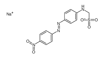 sodium [4-[(4-nitrophenyl)azo]anilino]methanesulphonate structure