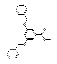 methyl 3,5-dibenzyloxybenzoate结构式