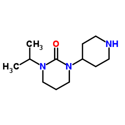 1-Isopropyl-3-(4-piperidinyl)tetrahydro-2(1H)-pyrimidinone Structure