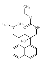 Carbamic acid,[5-(dimethylamino)-2-methyl-2-(1-naphthyl)pentyl]-, ethyl ester (8CI) Structure