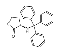 (R)-3-(tritylamino)dihydrofuran-2(3H)-one结构式