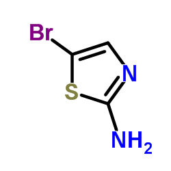 2-氨基-5-溴噻唑结构式