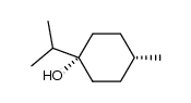 (E)-1-isopropyl-4-methylcyclohexan-1-ol结构式