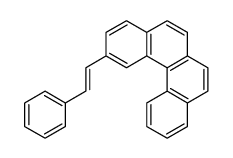 2-[(E)-2-phenylethenyl]benzo[c]phenanthrene Structure