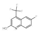 6-氟-4-三氟甲基-2-羟基喹啉结构式