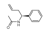 N-((S)-1-phenylbut-3-enyl)acetamide结构式