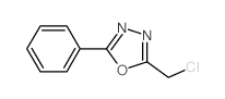 2-氯甲基-5-苯基-[1,3,4]恶二唑结构式