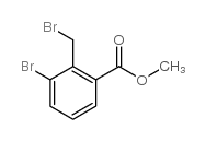 3-溴-2-溴甲基苯甲酸甲酯结构式
