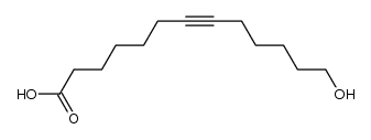 13-hydroxytridec-7-ynoic acid Structure