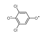 2,6-dichloro-p-benzoquinone anion radical Structure