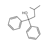 3-methyl-1,1-diphenylbutan-1-ol结构式