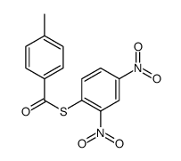 S-(2,4-dinitrophenyl) 4-methylbenzenecarbothioate结构式