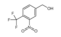 (3-NITRO-4-(TRIFLUOROMETHYL)PHENYL)METHANOL结构式