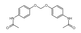 bis-(4-acetylamino-phenoxy)-methane结构式