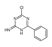 4-Chloro-6-phenyl-1,3,5-triazin-2-amine结构式