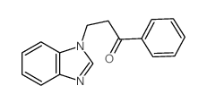 1-Propanone,3-(1H-benzimidazol-1-yl)-1-phenyl- Structure