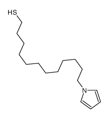 12-pyrrol-1-yldodecane-1-thiol结构式