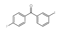 4-FLUORO-3'-IODOBENZOPHENONE结构式