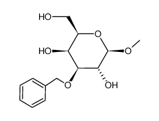 methyl 3-O-benzyl-β-D-galactopyranoside结构式