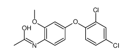 N-[4-(2,4-dichlorophenoxy)-2-methoxyphenyl]acetamide Structure