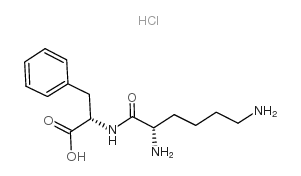 H-Lys-Phe-OH · HCl Structure
