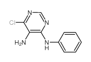 6-氯-N4-苯基-4,5-嘧啶二胺结构式
