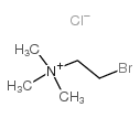 2-bromoethyl(trimethyl)azanium,chloride Structure