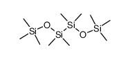 1,2-Bis(trimethylsiloxy)-1,1,2,2-tetramethyl-disilan Structure