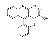 7-HYDROXYDIBENZO[C,F][2,7]NAPHTHYRIDINE-6-CARBOXYLIC ACID结构式