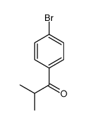 1-(4-溴苯基)-2-甲基丙烷-1-酮结构式