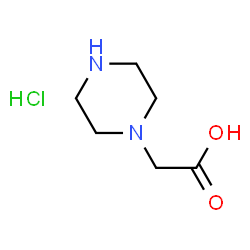 2-(哌嗪-1-基)乙酸二盐酸盐结构式