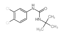 Urea,N-(3,4-dichlorophenyl)-N'-(1,1-dimethylethyl)- Structure