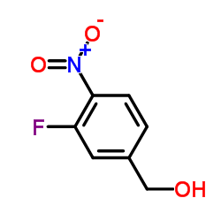 (3-氟-4-硝基苯基)甲醇结构式